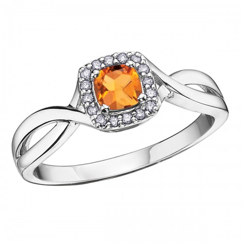 Birthstone & Diamond Ladies Ring DX533CI • Galazzo Joailleries ...