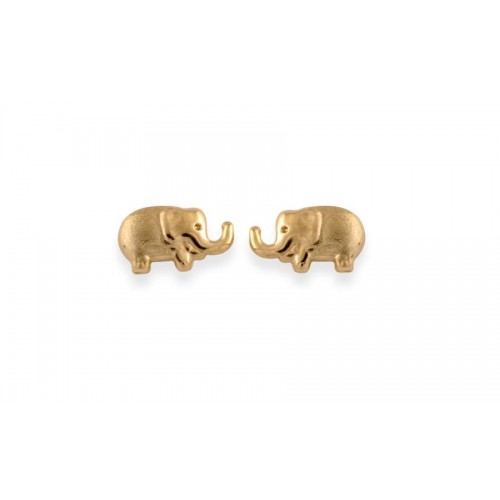 Baby earring - éléphant - 10kt • Galazzo Joailleries - Rosemère et Fairview