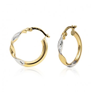 Gold Earrings 10kt, GO40-7